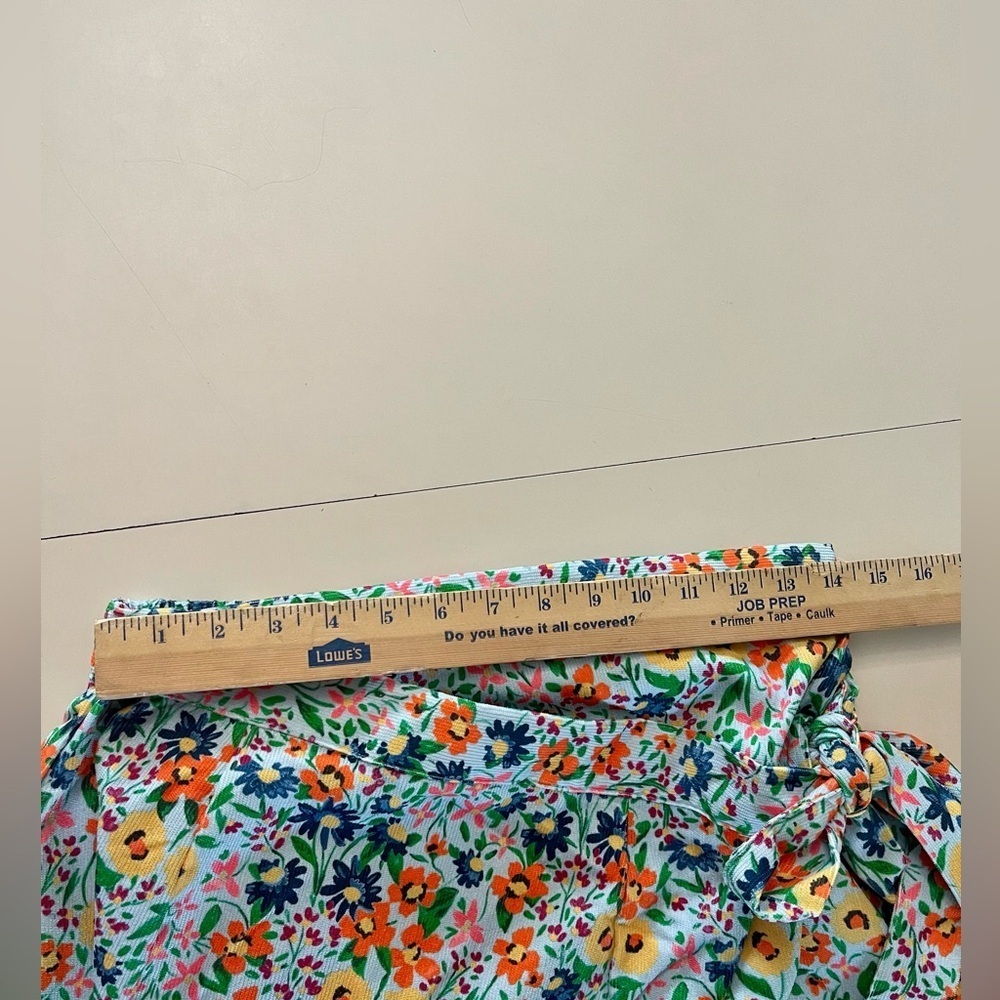 Evy's Tree The Renata Colorful Floral Wrap Skirt Size M - Picture 7 of 11